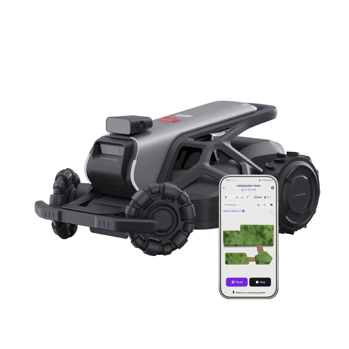 Robotic Lawn Mower – VSLAM Navigation – All-Terrain Chassis | KIMLUD