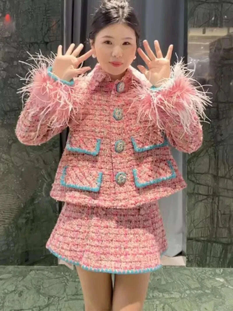 women-auutmn-winter-sweet-feather-single-breasted-tweed-short-jacket-high-waist-a-line-skirt-offce-ladies-fashion-two-piece-setkimlud-womens-clothes-35079823