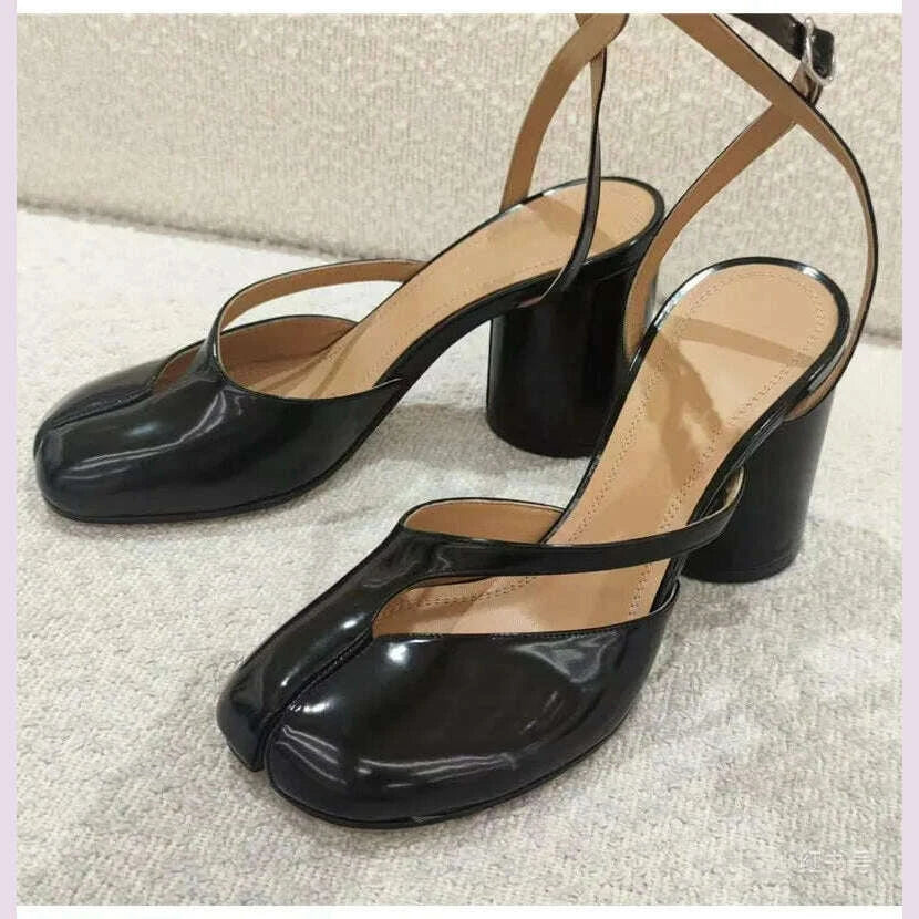 ins-style-fashion-patent-leather-split-toe-women-pumps-spring-summer-thick-high-heels-slingbacks-female-tabi-chunky-casual-shoeskimlud-womens-fashion-34621471