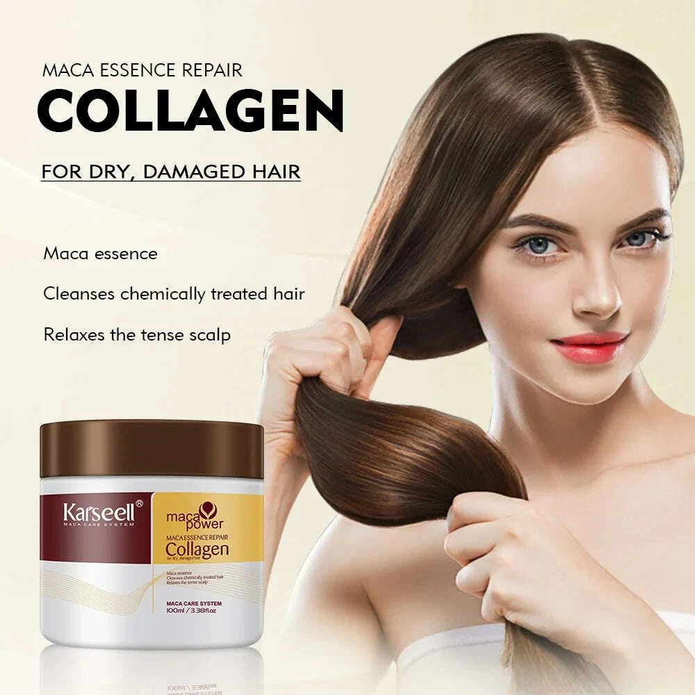karseell-100ml-collagen-hair-mask-deep-repair-damage-argan-oil-collagen-hair-treatment-prevent-hair-breakage-for-all-hair-typeskimludkimlud-35570126