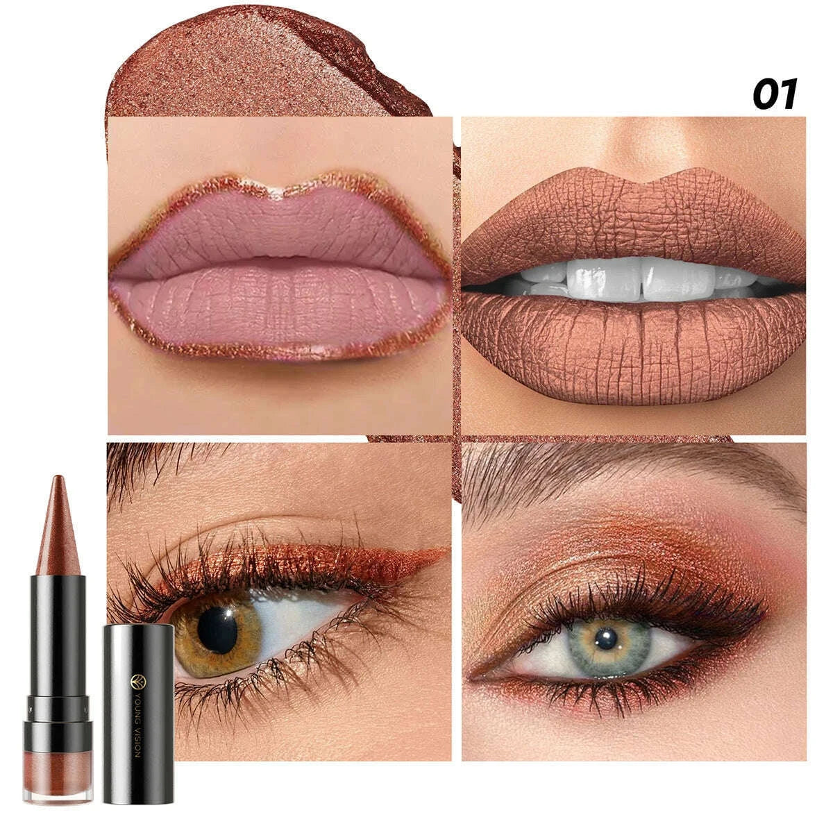 young-vision-6-colors-matte-pearl-fine-glitter-diamond-dual-purpose-lipstick-long-lasting-easy-to-color-non-stick-cup-lipstickkimlud-womens-fashion-34598802
