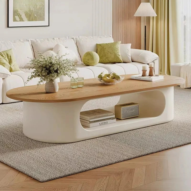 Small Living Room Coffee Table Decoration Modern Aesthetic Minimalist Coffee Table Writing Service Mesas Bajas Home Furniture