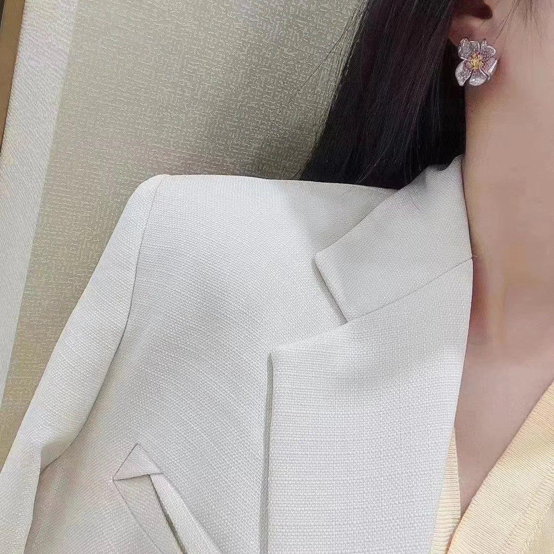 Stud Earrings – Pearl – 925 Silver – White | KIMLUD