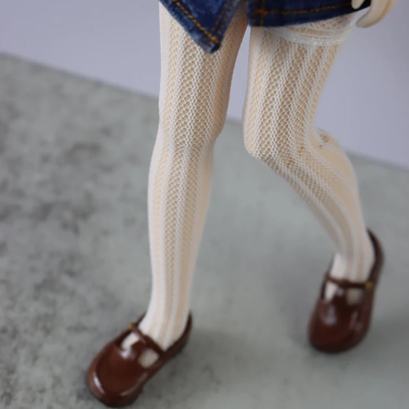 Cloth Socks For Blythe Doll Long Stockings — Black | KIMLUD