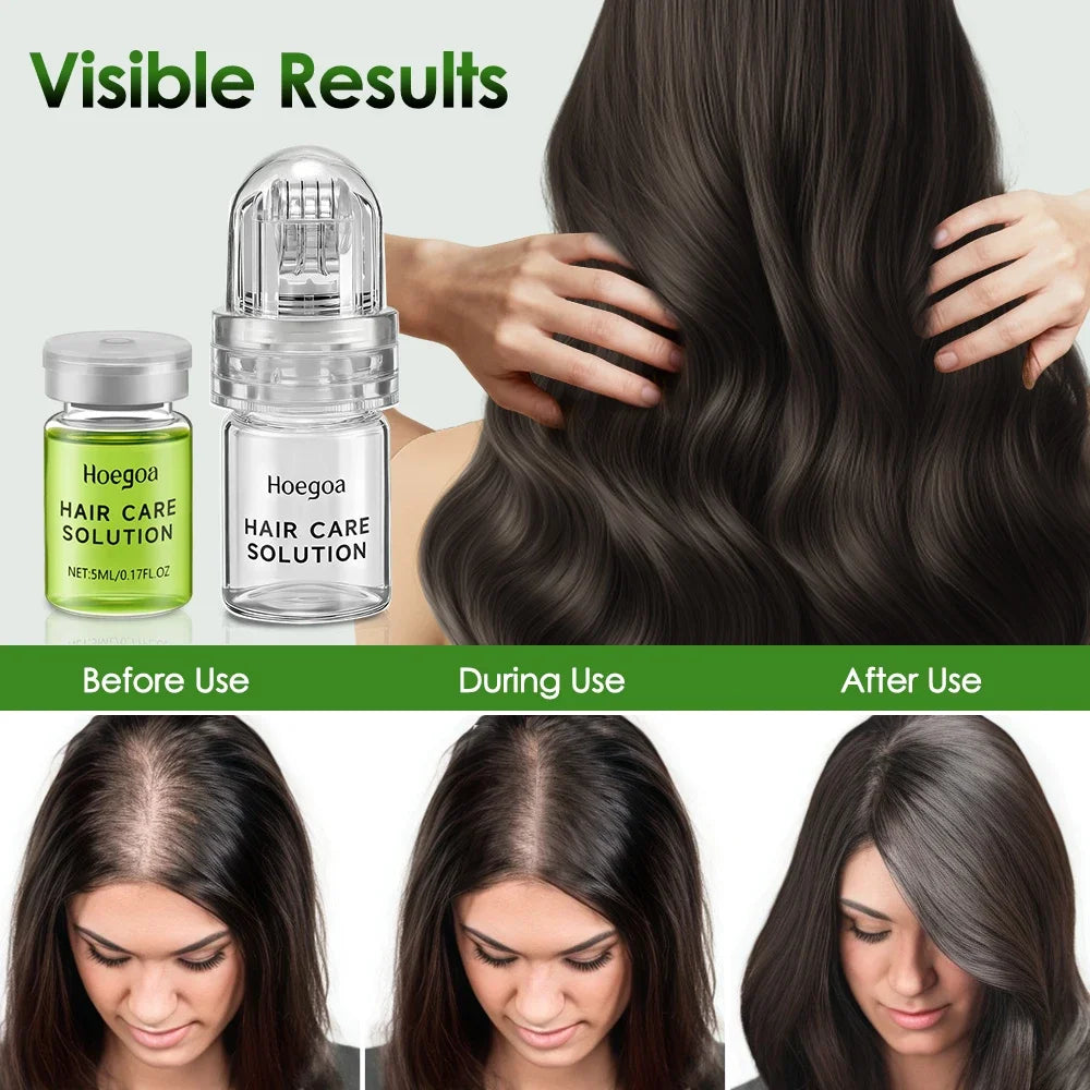 Lightweight Hair Serum Strengthens Roots — Green | KIMLUD