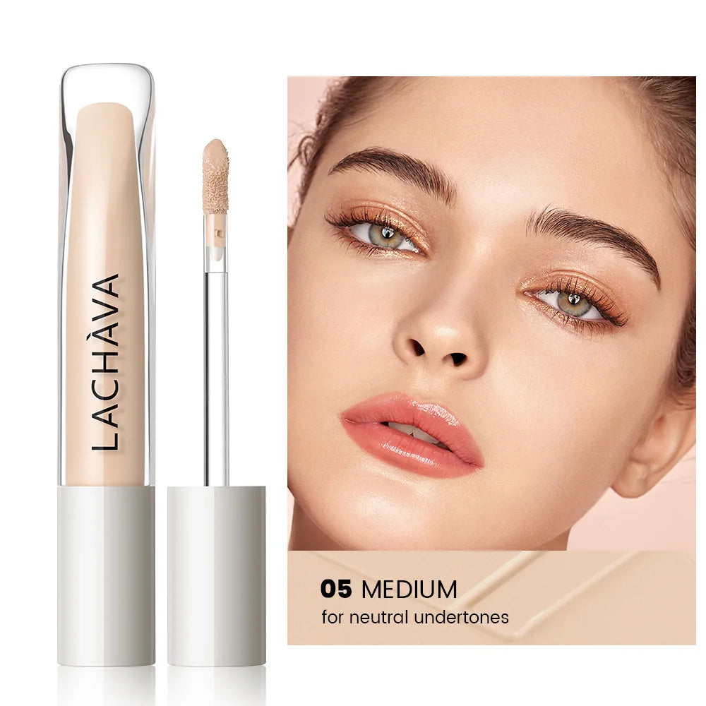 Matte Liquid Concealer High Coverage Waterproof Oil-Control Brighten Under-Eyes — Light Buff | KIMLUD