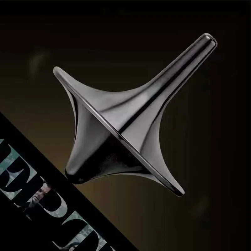 Spinning Top Toys Metal Antistress Gyro Pendant Great Accurate Silver Kirsite Hot Movie Totem Print Small Cyclone Gyroscope
