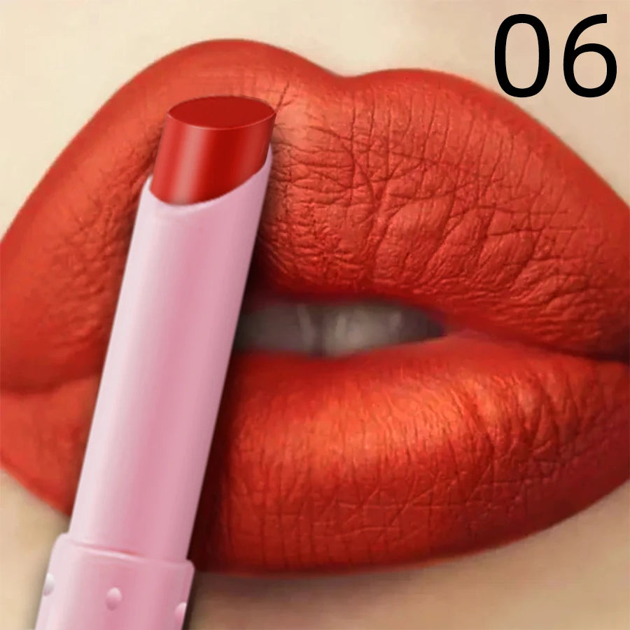 15 Color Cigarette Velvet Matte Waterproof Lipstick Long-lasting Lip Gloss Lip Makeup Red Brown Pink Lip Liner Pen Lip Tint