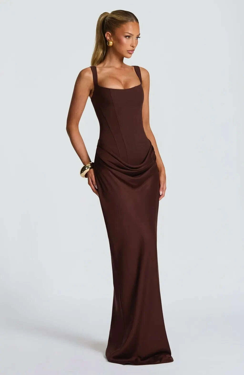 womens-casual-long-sleeved-slim-fit-fishbone-pure-desire-suspender-jumpsuit-long-skirt-slim-fit-solid-color-hip-hugging-dresskimludkimlud-35578158