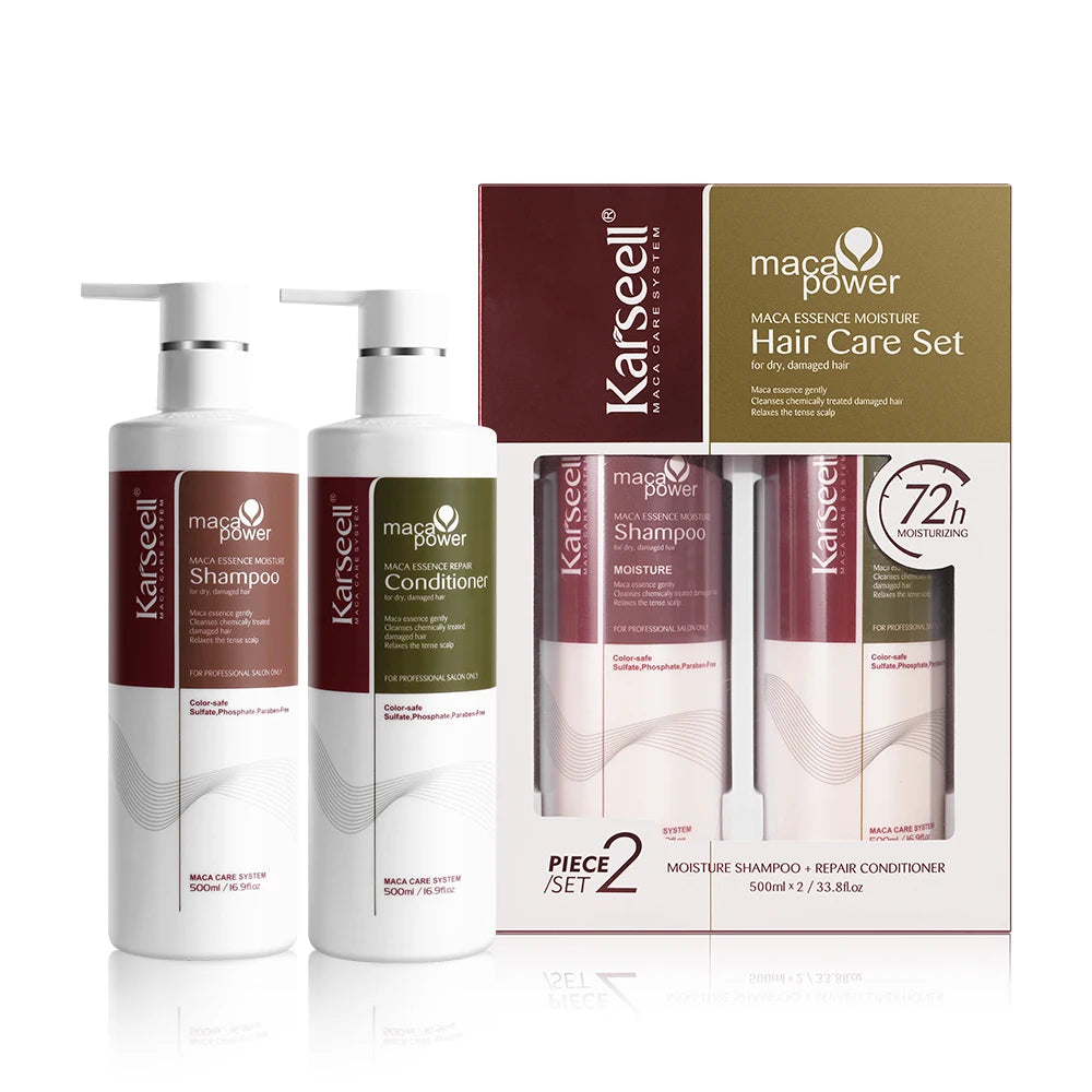 Karseell Collagen Hair Treatment Repair Conditioning, Shampoo and Conditioner for Dry Damaged Hair All Hair Types