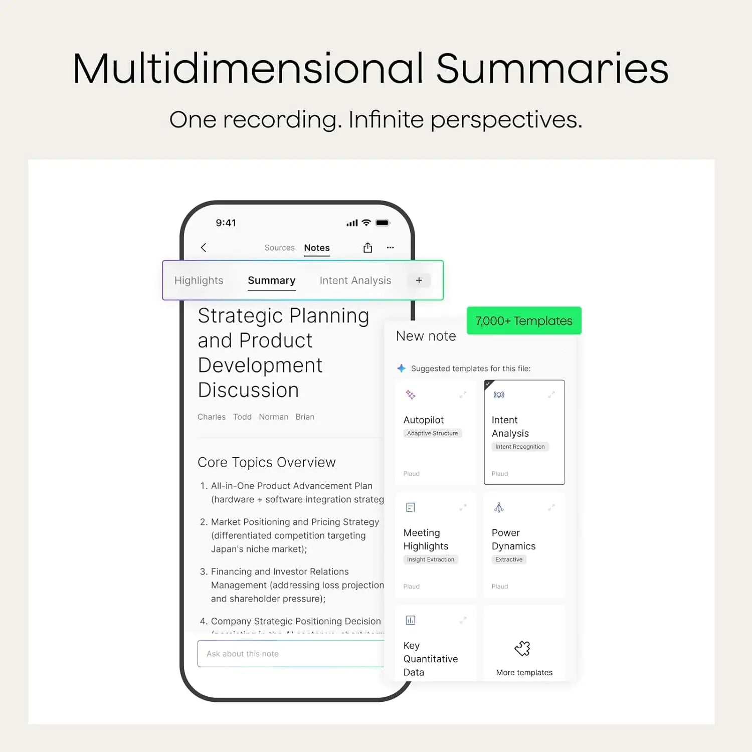 KIMLUD, NotePin AI Voice Recorder, App Control, Transcribe & Summarize, 112 Languages, 64GB, Cosmic Gray, KIMLUD Womens Clothes