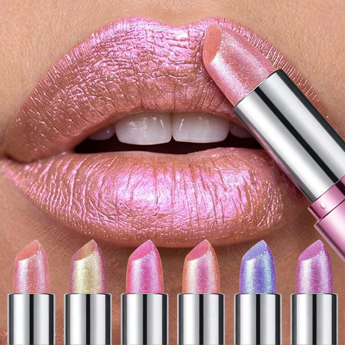 Lipstick – Color Shifting – Pearlescent – Peach | KIMLUD