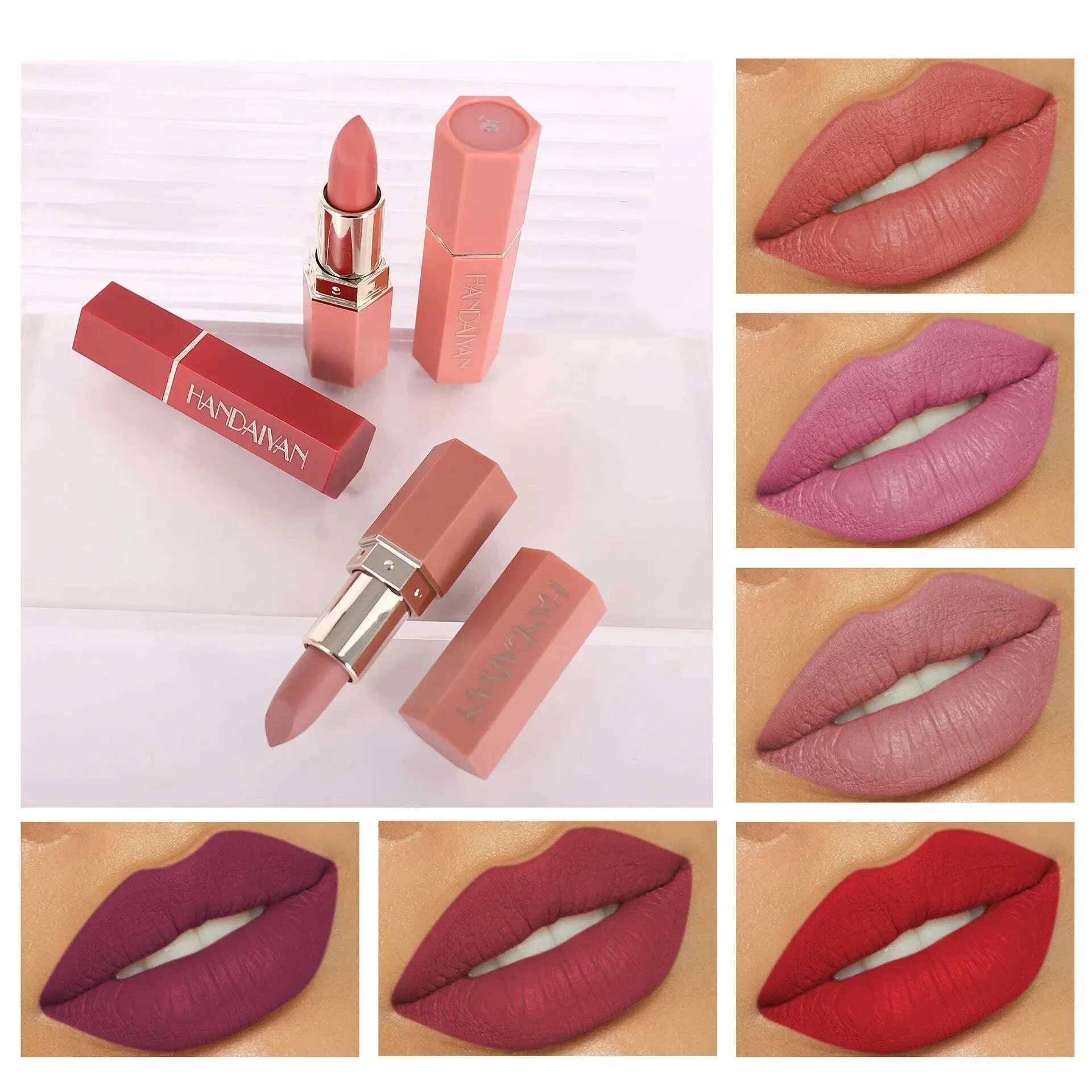 handaiyan-moisturizing-long-lasting-matte-lipstick-6-color-non-stick-cup-show-temperament-sexy-nude-makeup-lipsticks-cosmetics-kimlud-kimlud-33914981