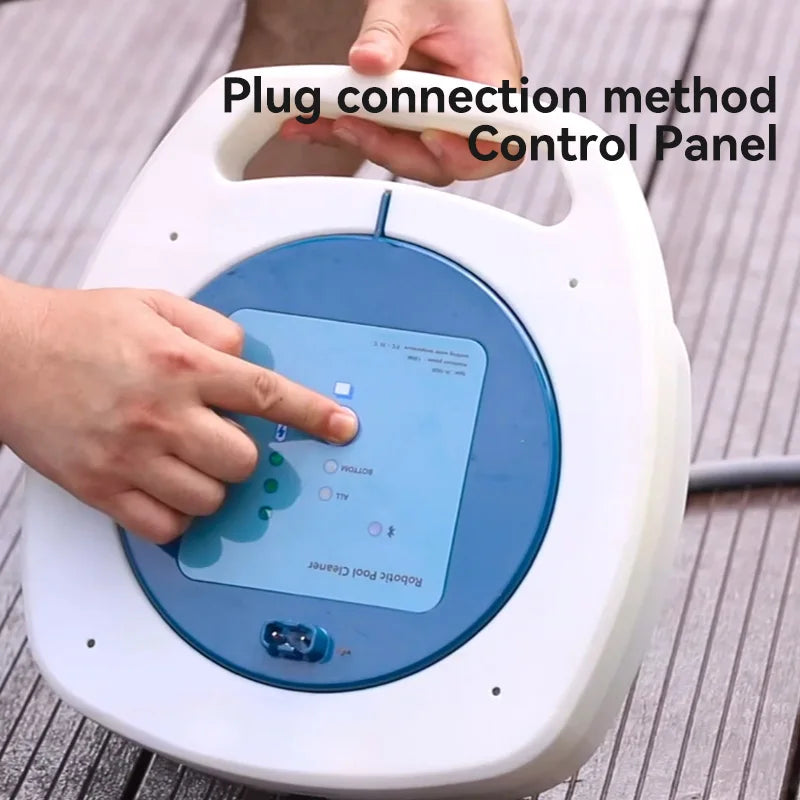 automatic robot pool cleaner smart cordless robotic vacuum pool cleaner