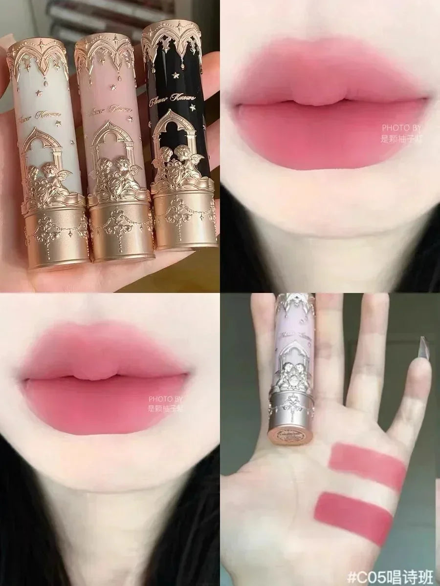Velvet Matte Lip Mud Stick Hydrating Formula — Blush Pink | KIMLUD
