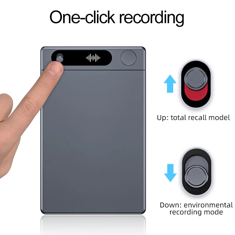 KIMLUD, Smart AI Recording Device with WiFi Quick Charge Large Memory Noise Reduction Function Portable Voice Activated Dictaphone, KIMLUD Womens Clothes