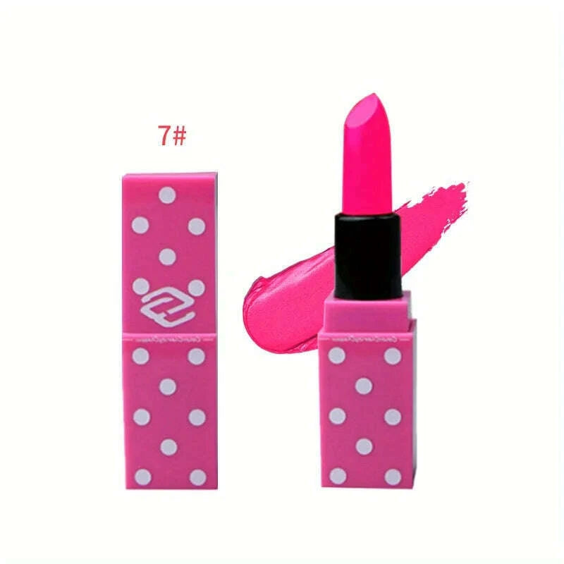 8-colors-super-cute-girls-lipstick-pink-polka-dots-design-long-lasting-non-fading-waterproof-velvet-lip-color-non-stick-cup-kimlud-kimlud-33913757