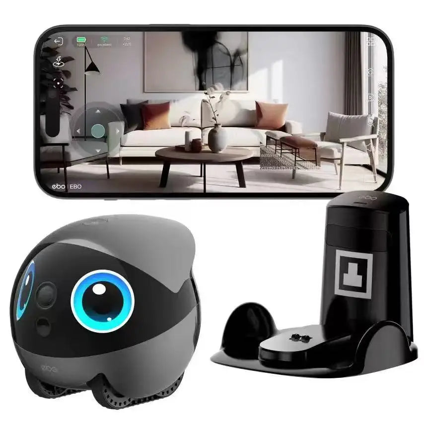 EBO AIR 2 PLUS Intelligent Pet Companion Robot, 3k Camera, Video Call and AI Artificial Intelligence Patrol Function
