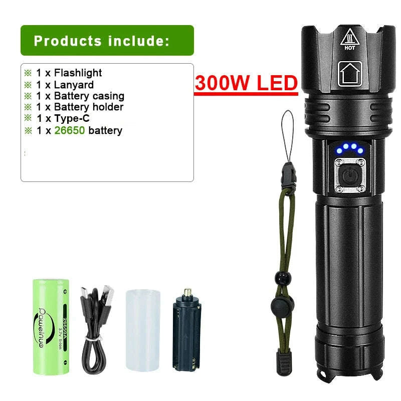 most-powerful-led-flashlight-usb-rechargeable-torch-light-high-power-flashlight-tactical-lantern-long-shot-hand-lamp-for-campingkimludkimlud-35562320