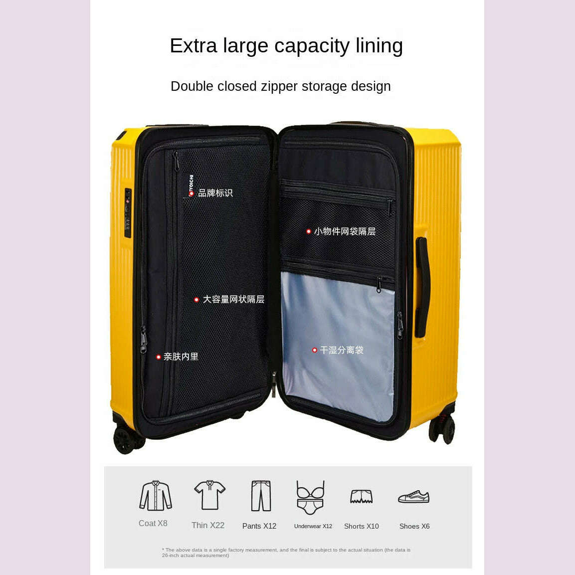 colenara-high-quality-luggage-2830-large-capacity-trolley-case-2226-abspc-cart-type-duffel-bag-3234-inch-travel-suitcasekimlud-womens-fashion-34613369