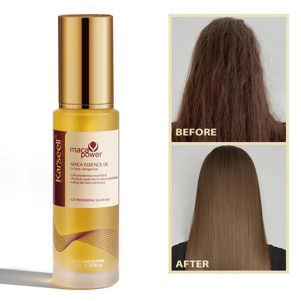Argan Oil Hair Serum Weightless Hydration — Warm Gold | KIMLUD