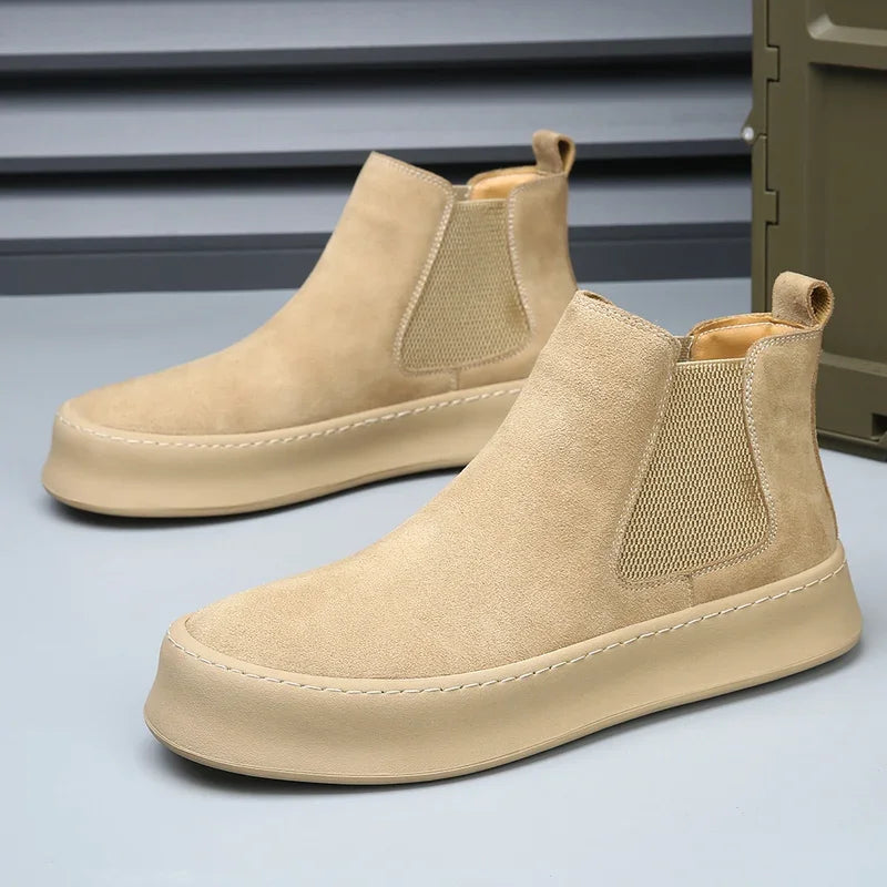 Chelsea Boots – Slip-On Safety – Leather | KIMLUD