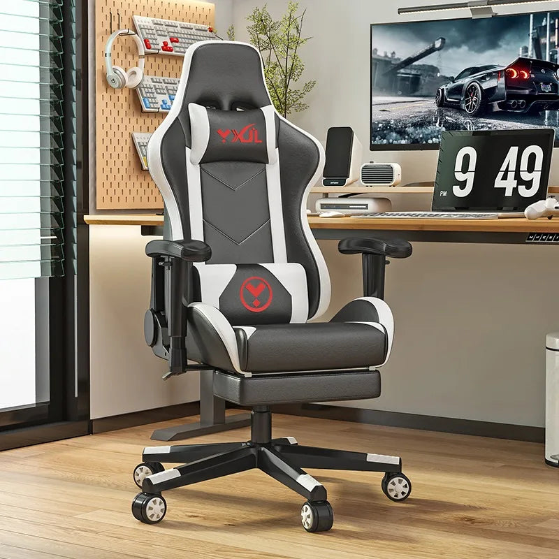 Leather Executive Chair Ergonomic Comfort With Height Adjustable Tilt Lock 360 Degree Swivel — Obsidian Black | KIMLUD
