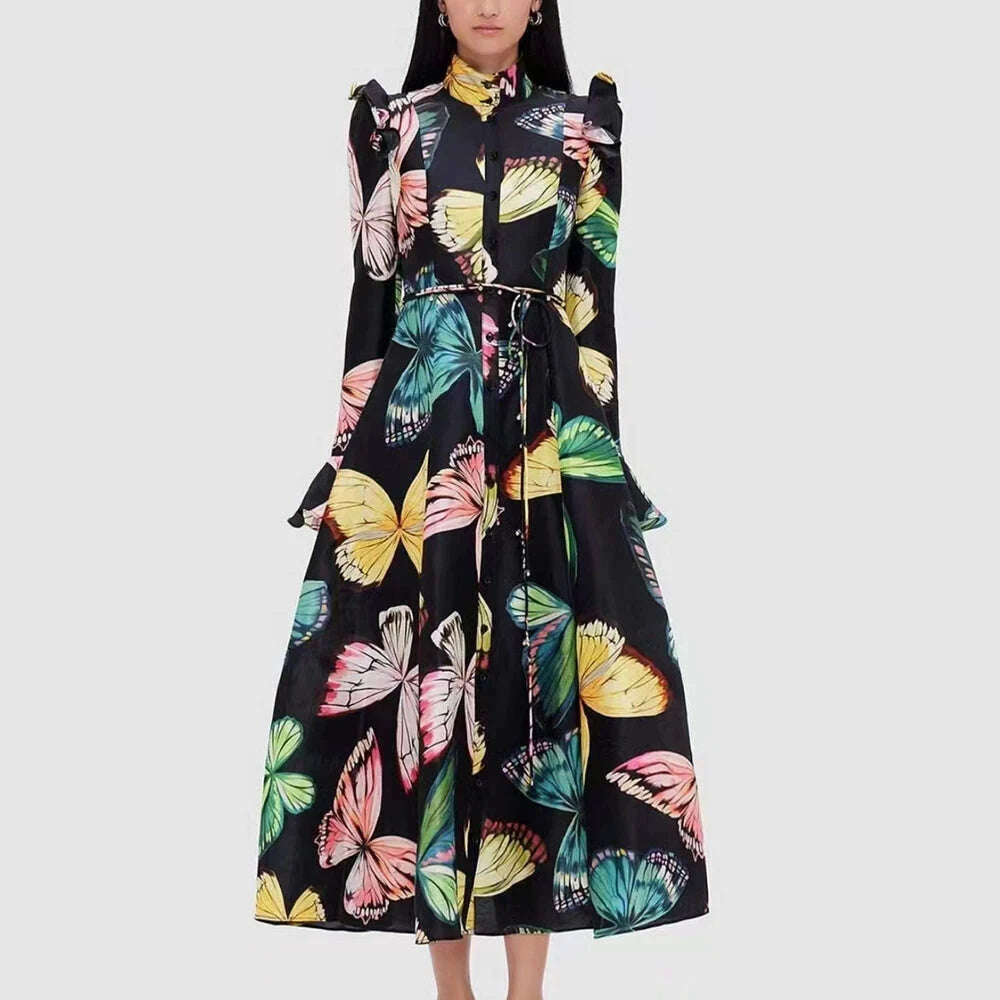 vgh-hit-color-printing-patchwork-lace-up-dress-for-women-stand-collar-long-sleeve-high-waist-elegant-dresses-female-fashion-new-kimlud-kimlud-33911560