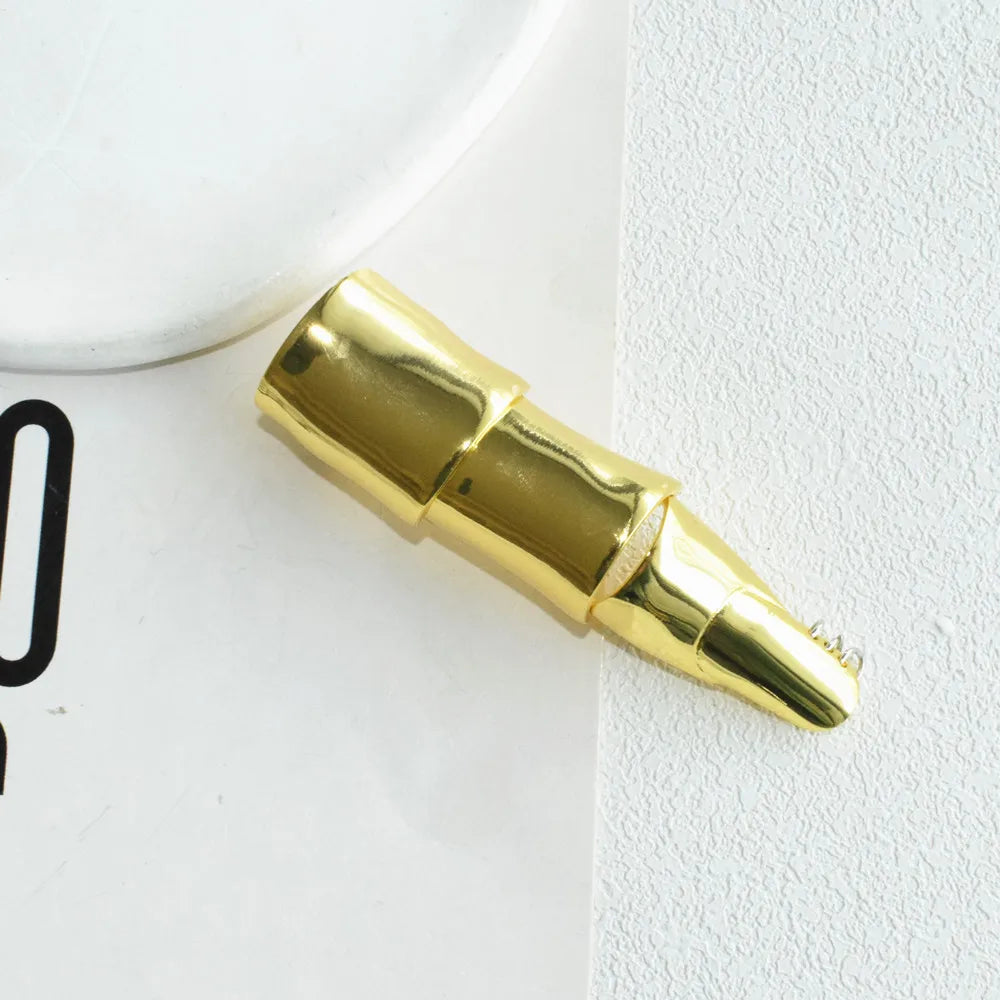 1PC Fashion Adjustable Metal Alloy Finger Ring for Women Articulated Jewelry Decoration Accessory