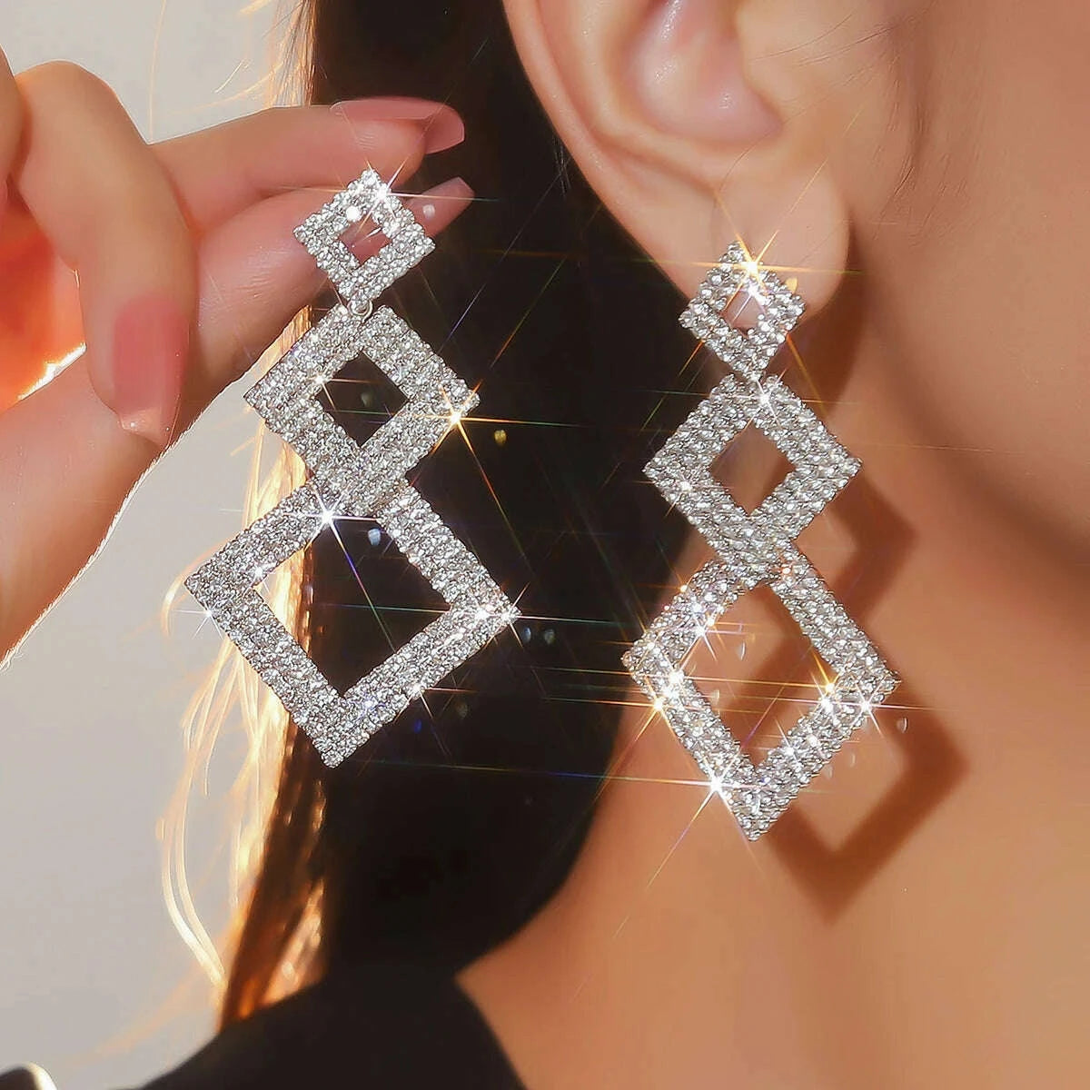 silver-rhinestones-earrings-for-women-sparkly-long-linear-dangle-earrings-dangle-tassels-statement-earrings-bridal-weddingkimlud-womens-fashion-34624746