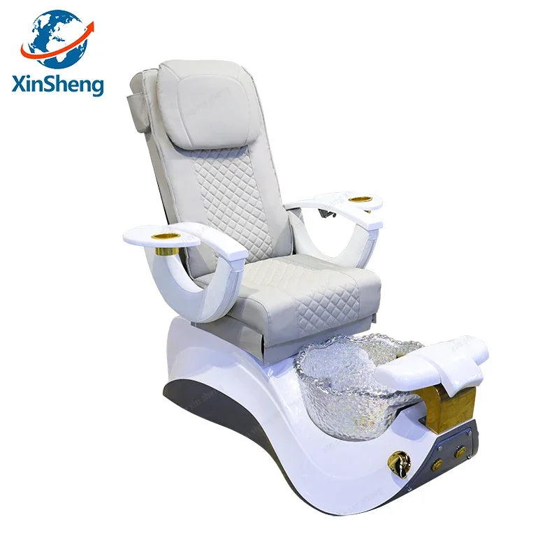 XinSheng Salon Chairs Pedicure Chair SPA Furniture Electric Massage Chair Nail Sofa Bed Couch Couches Foot Bath Foot Soaking