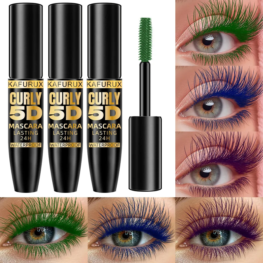 Silk 5D Mascara Waterproof Lengthened Curled Lashes Long Wearing Formula — Black | KIMLUD