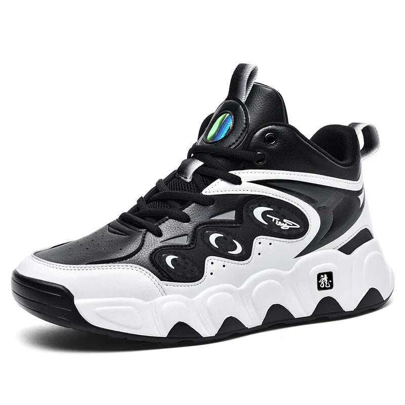 KIMLUD, Trendy Men Shoes High Top Men Basketball Shoes Wear-resisting Non-slip Casual Sports Shoes Man Outdoor Fitness Training Sneakers, KIMLUD Womens Clothes