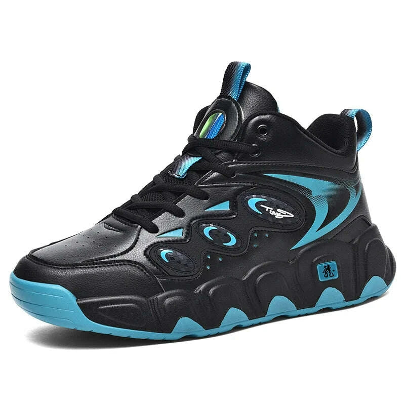 KIMLUD, Trendy Men Shoes High Top Men Basketball Shoes Wear-resisting Non-slip Casual Sports Shoes Man Outdoor Fitness Training Sneakers, KIMLUD Womens Clothes