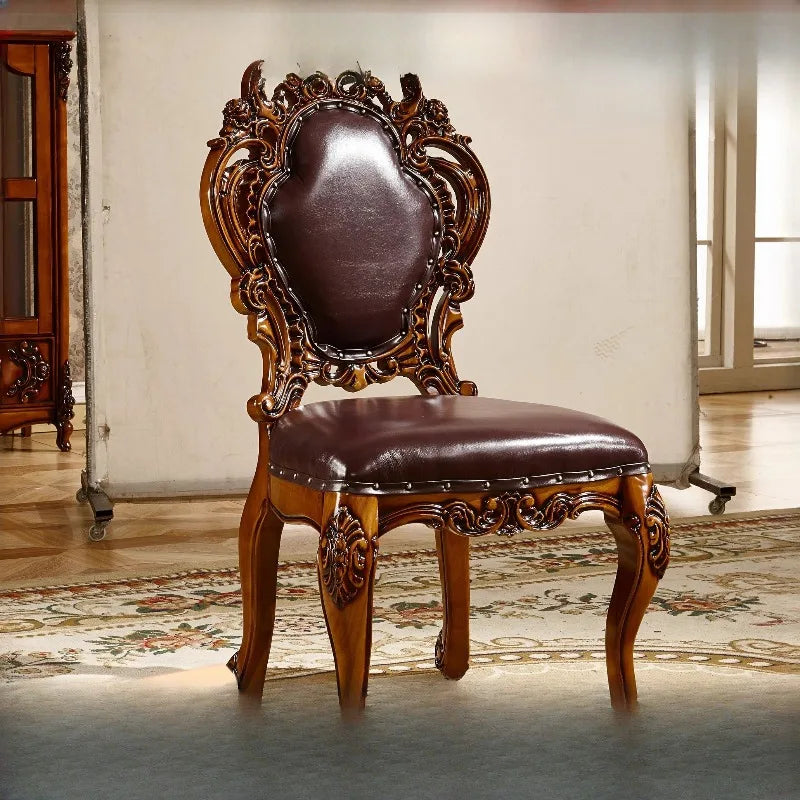 Wooden Wedding Dining Chairs Vintage Vanity Throne Stoot Dining Chairs Modern Living Room Sillas Para Comedor Trendy Furniture