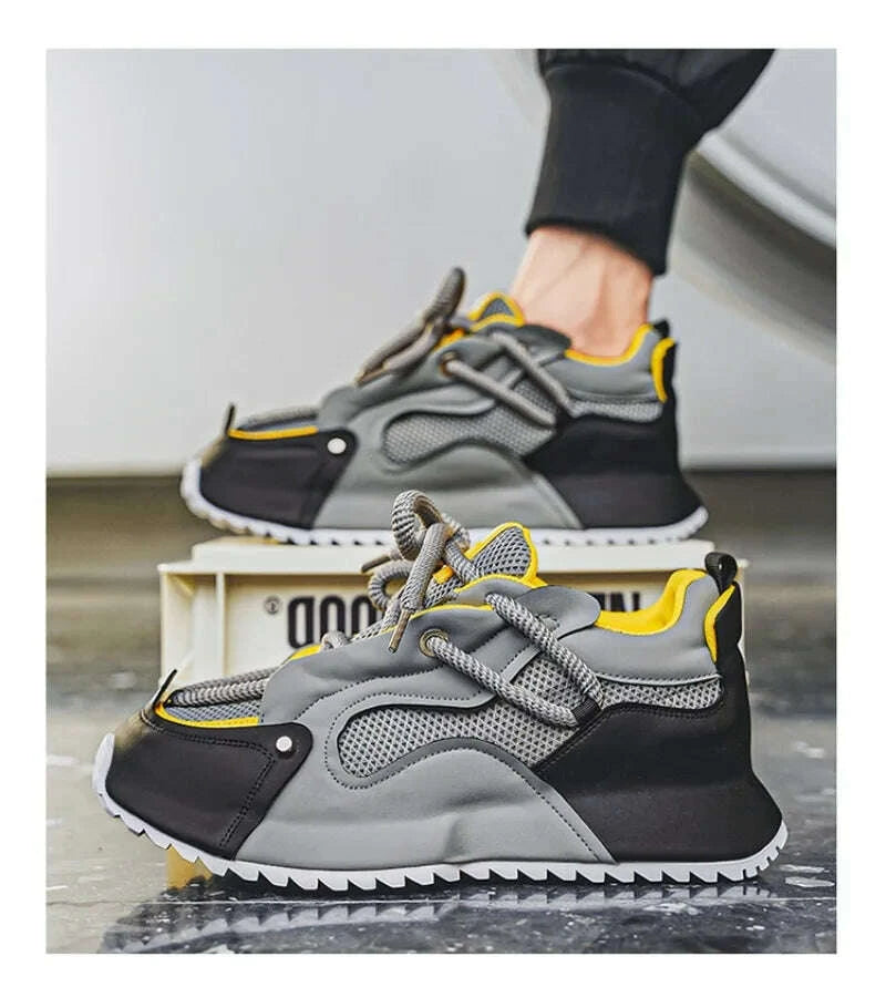 KIMLUD, Big Size Sneakers for Men Fashion Outdoor Casual Shoe Breathable Trainer Shhoes for Men Platform Running Shoes Кроссовки Мужские, KIMLUD Womens Clothes