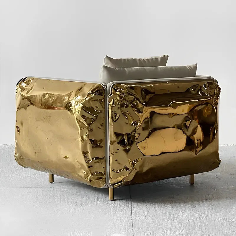 A Modern Style Light Luxury Leather Sectional Sofa Set Reclining Apartment Villa Living Room Furniture