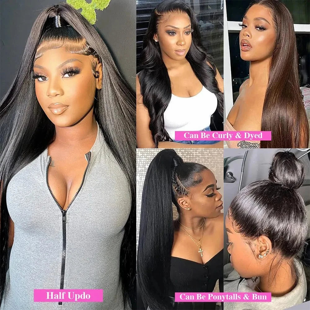 Lace Frontal Wig – 360 Front – Brazilian Human Hair – Straight | KIMLUD