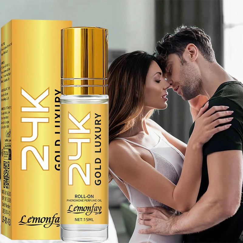 Gold 24K Luxury Pheromone Perfume Oil — Gold | KIMLUD
