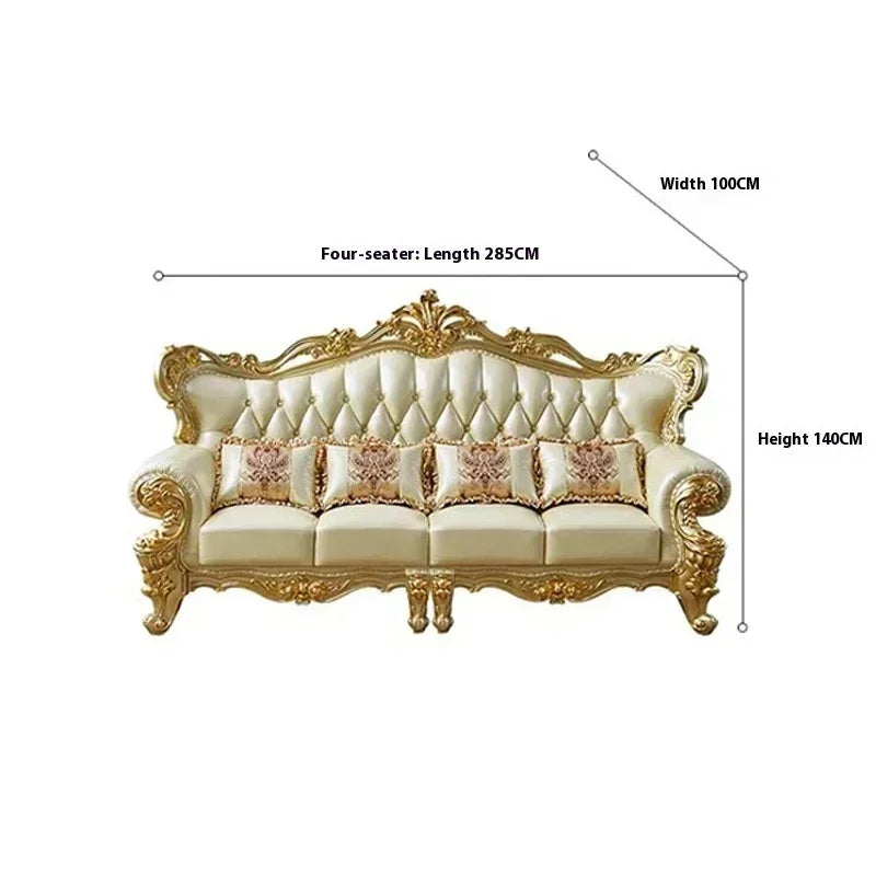 Large Filler Golden Sofas Wood Design Reclining Designer Luxury Couch Lounges Modular Nordic Canape Salon Furniture Home