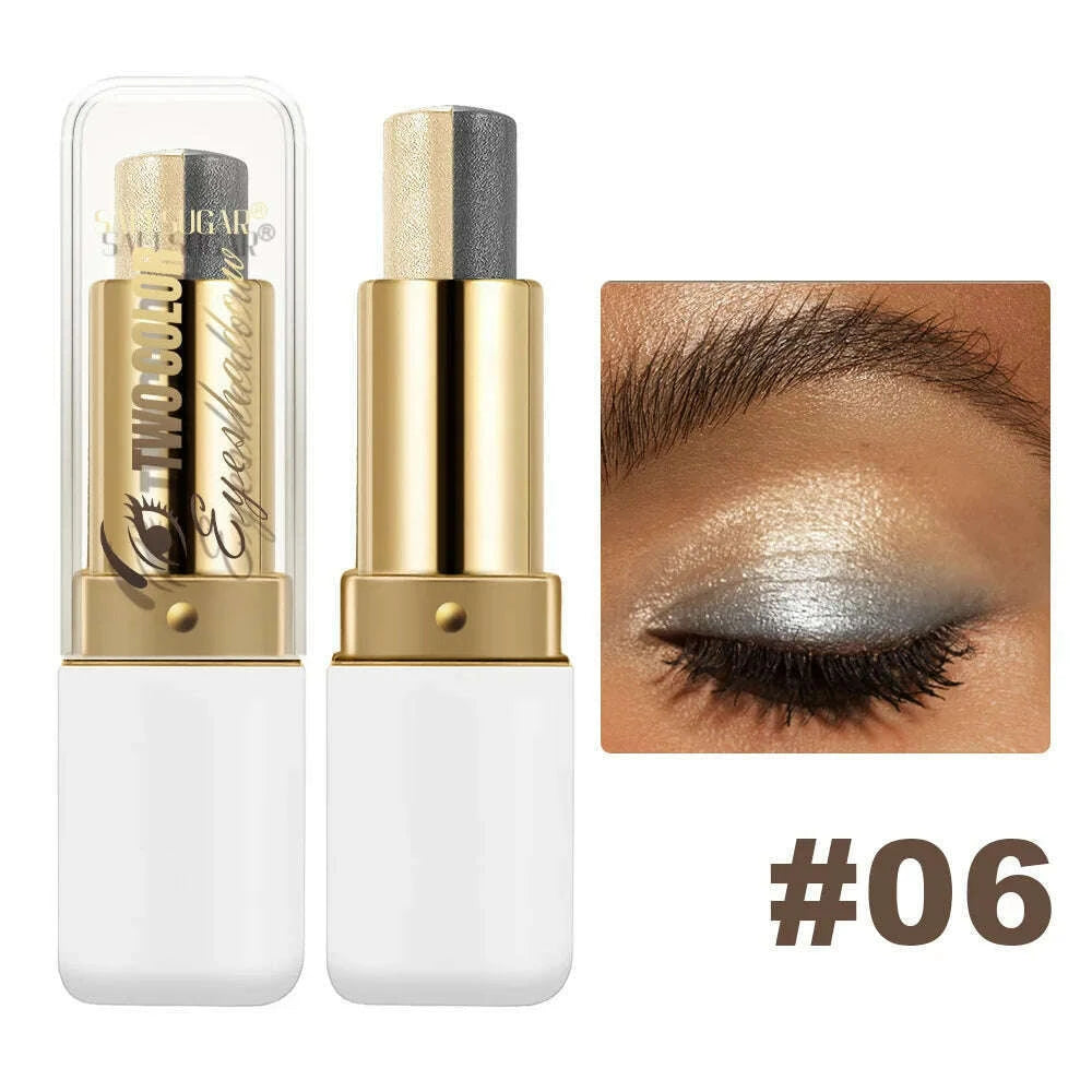 double-color-eyeshadow-stick-glitter-highlight-shadow-stick-eye-makeup-waterproof-lasting-shimmer-metallic-eyeshadow-makeupkimlud-womens-fashion-34620407