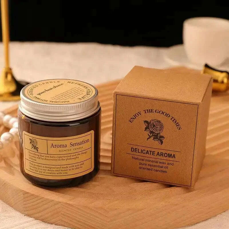 KIMLUD, Scented Candle Handmade Soy Wax Aromatherapy Candle Valentines Mothers Day Christmas Birthday Graduation Lavender Scented Gift, KIMLUD Womens Clothes