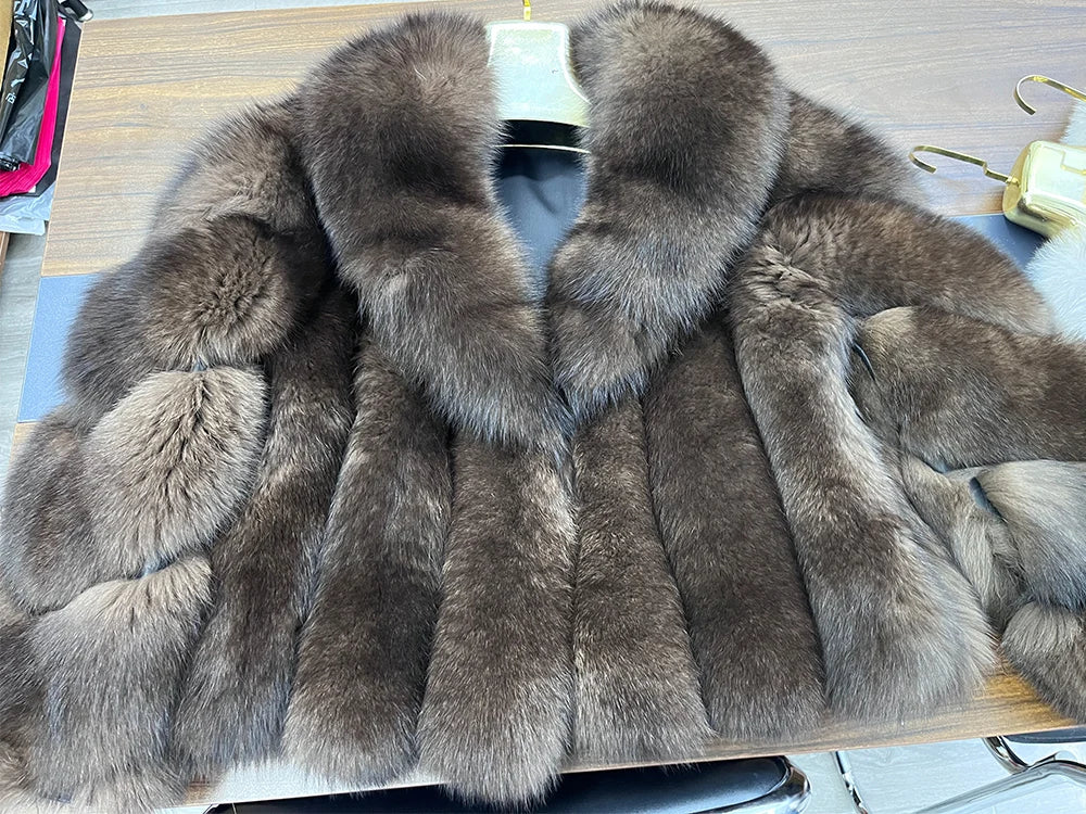 Fox Fur Coat – Luxury Mid-Length – Fox Fur | KIMLUD
