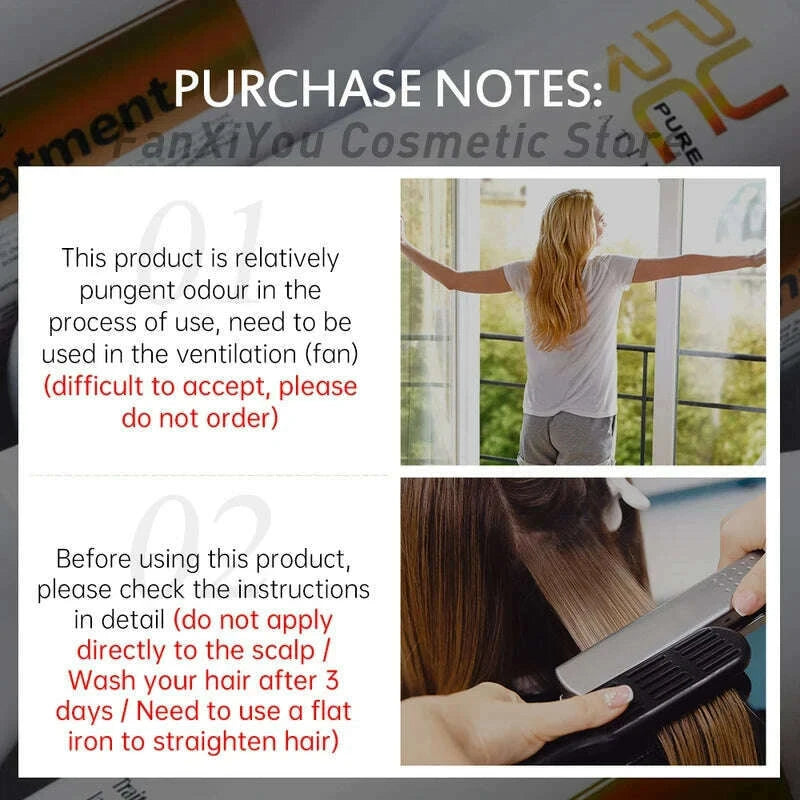 purc-1000ml-keratin-straightening-for-hair-smoothing-treatment-curly-frizzy-hair-care-brazilian-keratin-products-professionalkimlud-womens-fashion-34620331