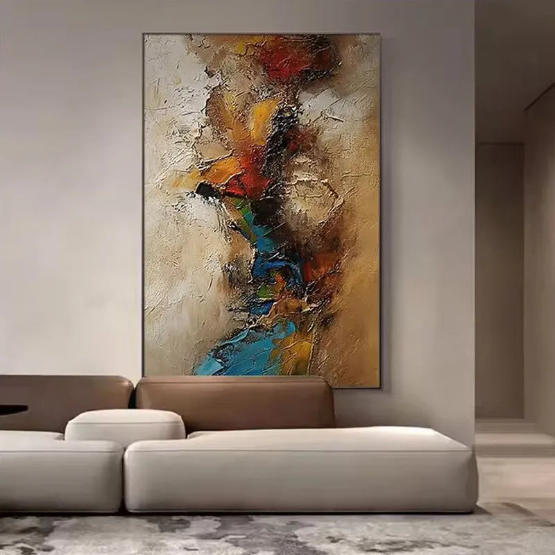 High End Handmade Oil Painting, Light Luxury Hanging Painting Living Room, Bedroom, Dining Room, Sofa Background Wall, New Style