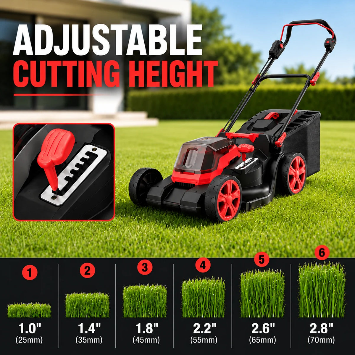 Lawn Mower – Cordless 40V – Brushless Motor – 2-in-1 Mulching | KIMLUD