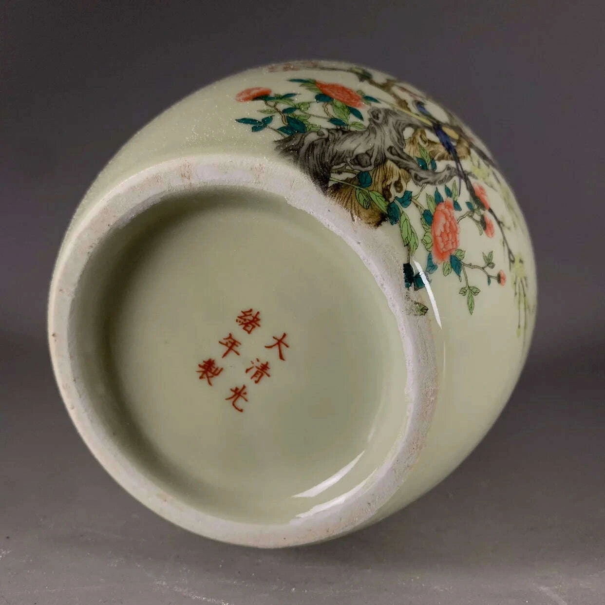 KIMLUD, Vase ceramic underglaze pastel twelve magpie picture large capacity new retro antique porcelain study tabletop ornament artwork, KIMLUD Womens Clothes