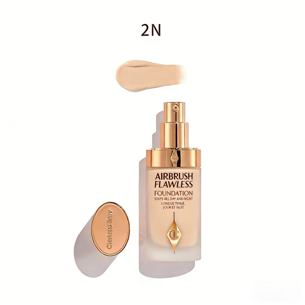 Liquid Foundation Oil Control Waterproof — Beige | KIMLUD