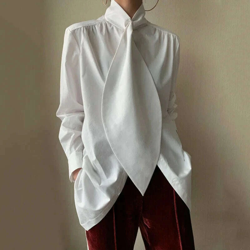 freeacy-stylish-black-white-solid-color-long-sleeves-high-neck-blouses-loose-fit-office-shirt-tops-for-urban-women-2023-newkimlud-womens-fashion-34628200