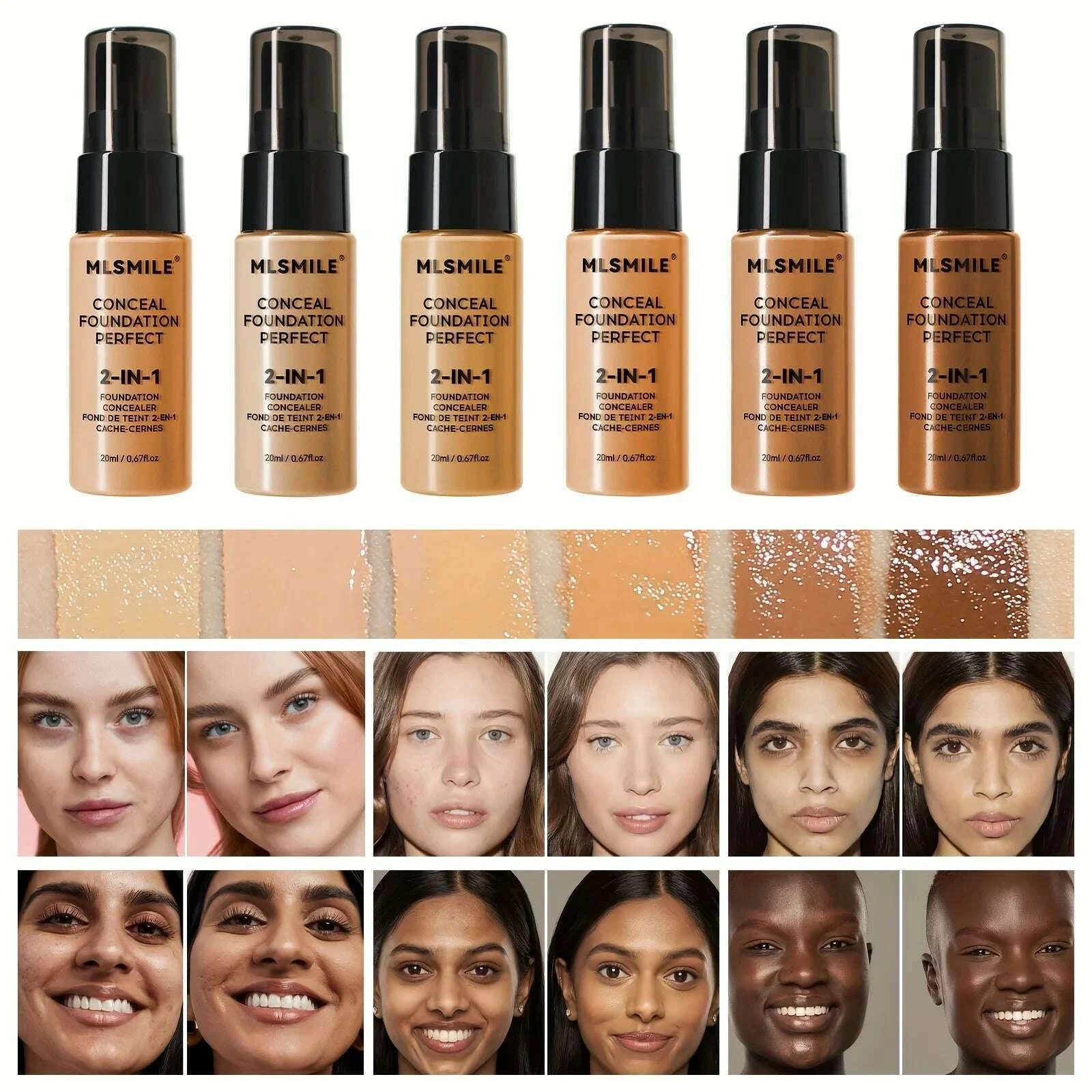 2-in-1-oil-control liquid-foundation-and-conceal-full-coverage-long-lasting-waterproof-hydrating-and-brightening-concealerkimlud-womens-fashion-34598811